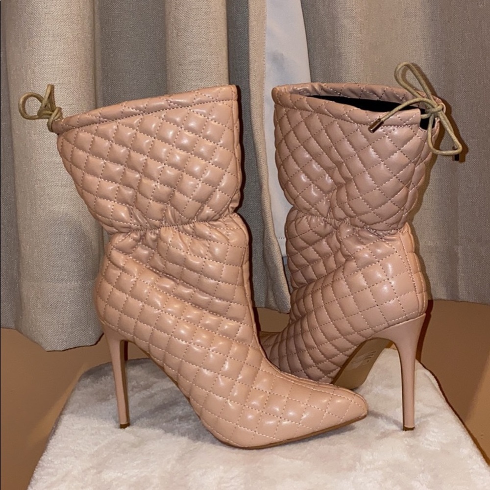 Quilted Ankle Bootie